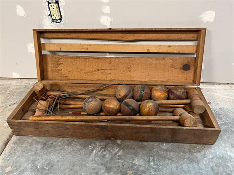 vintage item metal ball in a box|old metal balls.